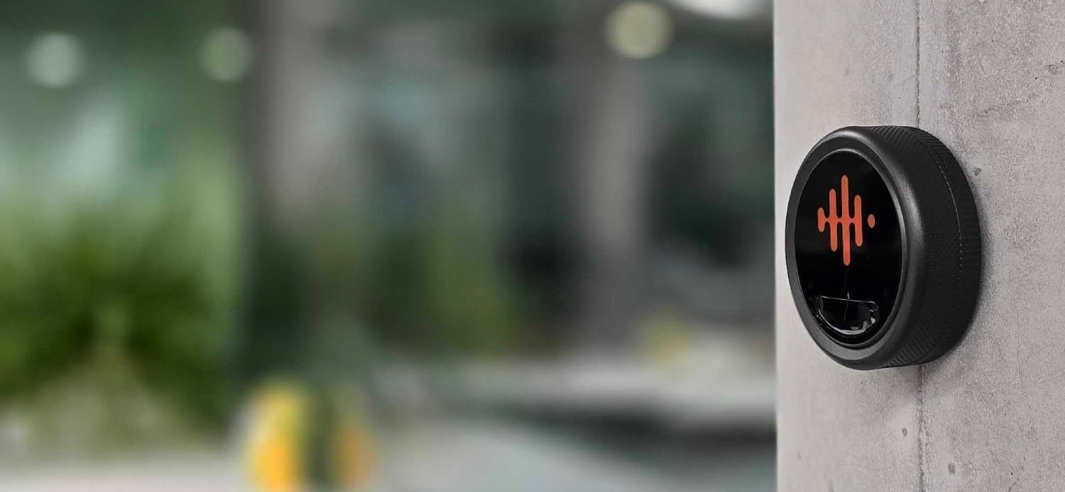 BZ-1 sensor mounted on wall