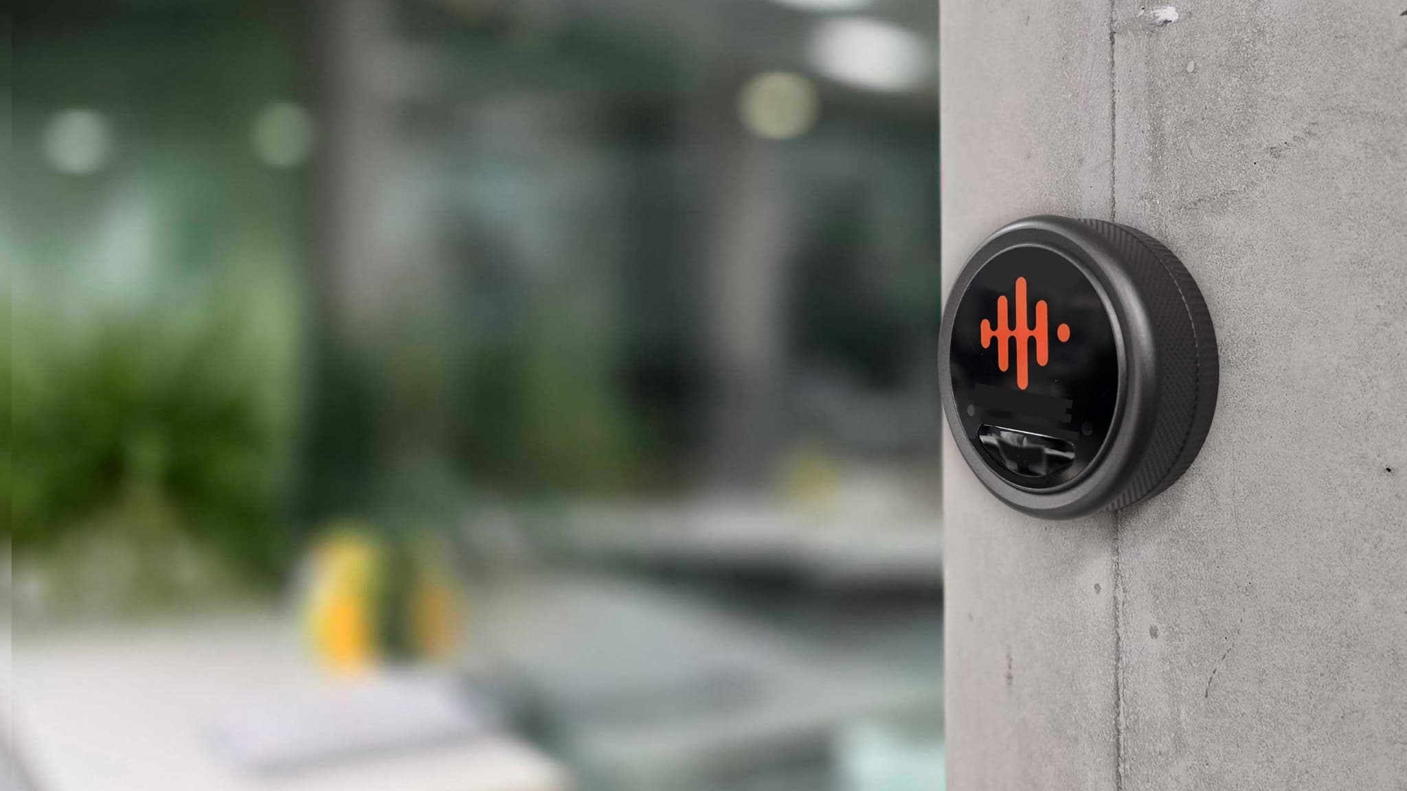 beespace's BZ-1 sensor on a wall