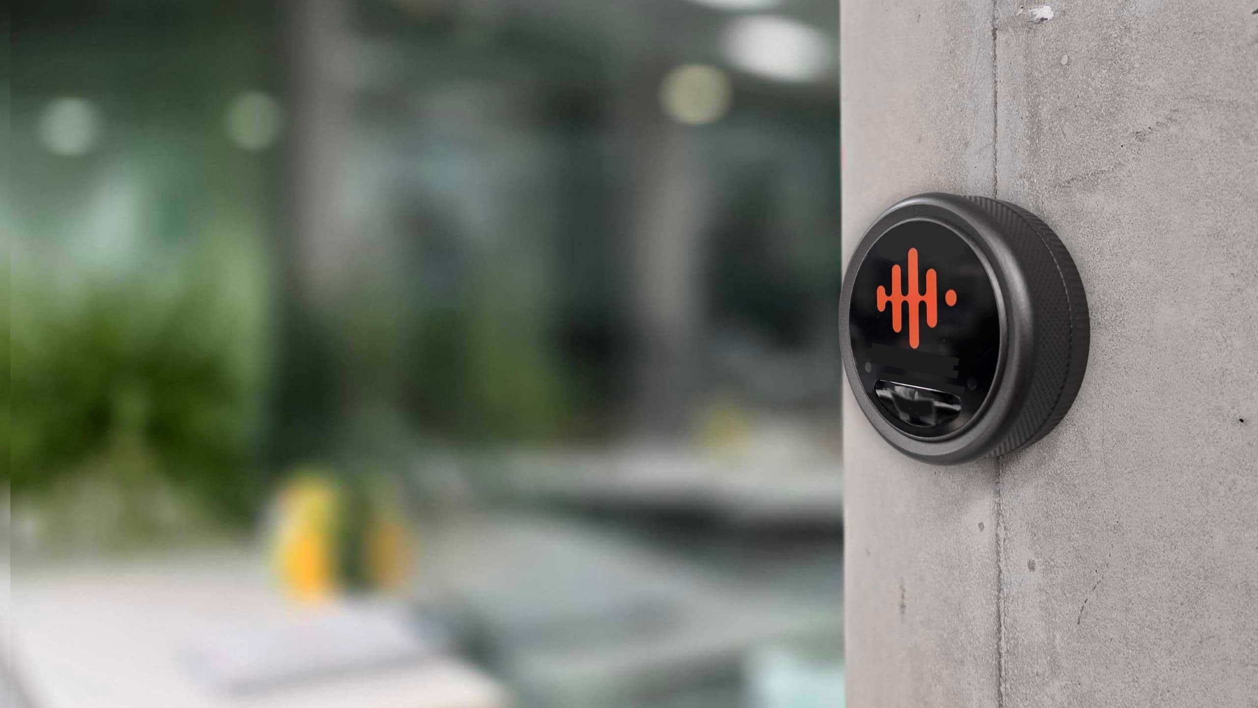 BZ-1 sensor mounted on wall